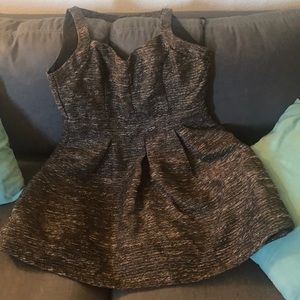 Black and gold dress